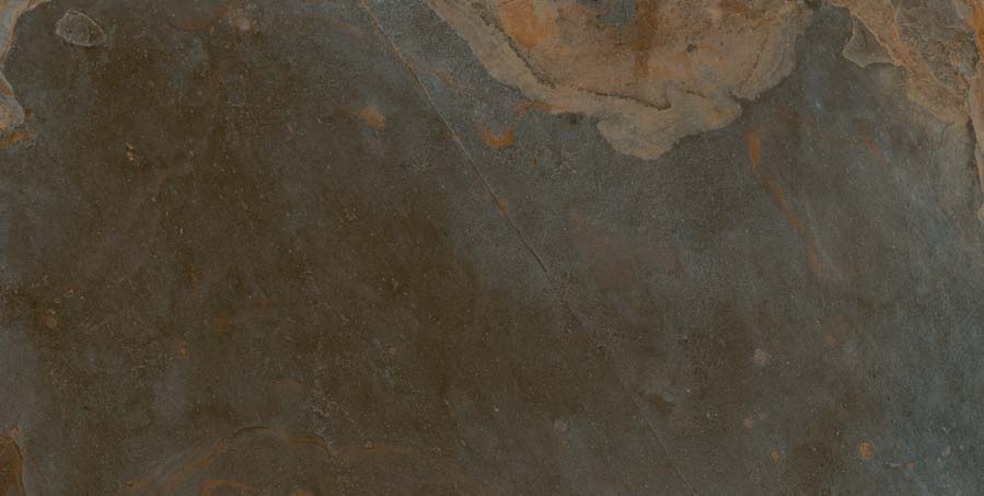 ABVERKAUF Fliese Steinoptik rustikal rot braun 60x120 cm "Bor Musgo" rektifiziert