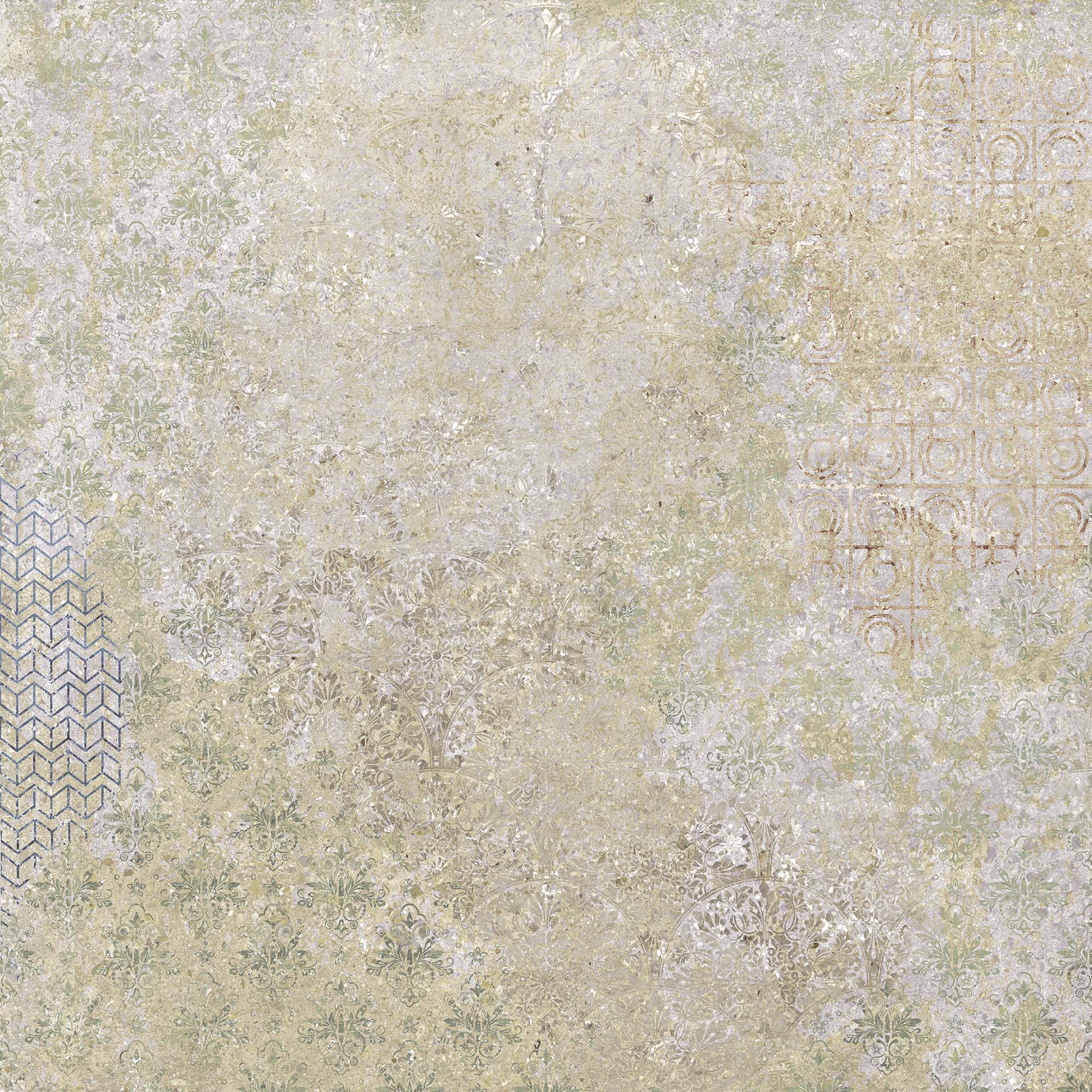 Aparici Fliese Teppichoptik Vintageoptik Bohemian Blend Bodenfliesen Wandfliese bunt mehrfarbig 60x60 cm