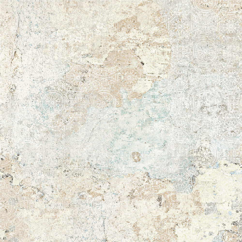 Fliese Ornamente Vintage Teppichoptik beige Carpet Sand natural