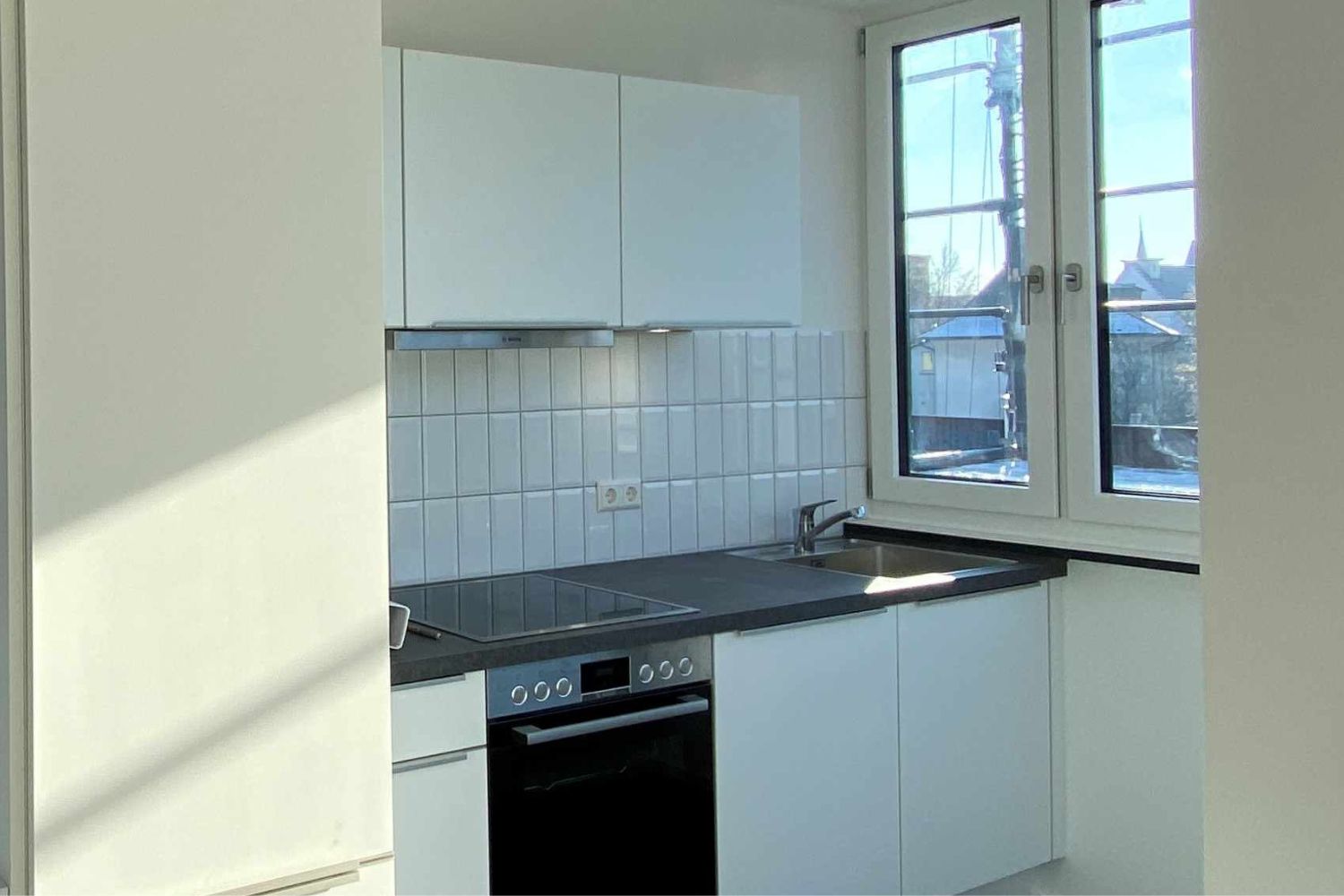 Metro Fliese Subway weiß glänzend  Küchenspiegel Wandfliese Küche Bad Facettenfliese Fabresa