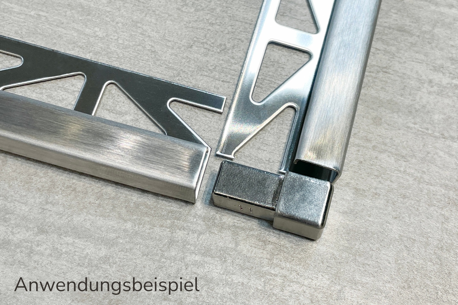 Anwendungsbeispiel Ecke für Dural Squareline Fliesenprofil