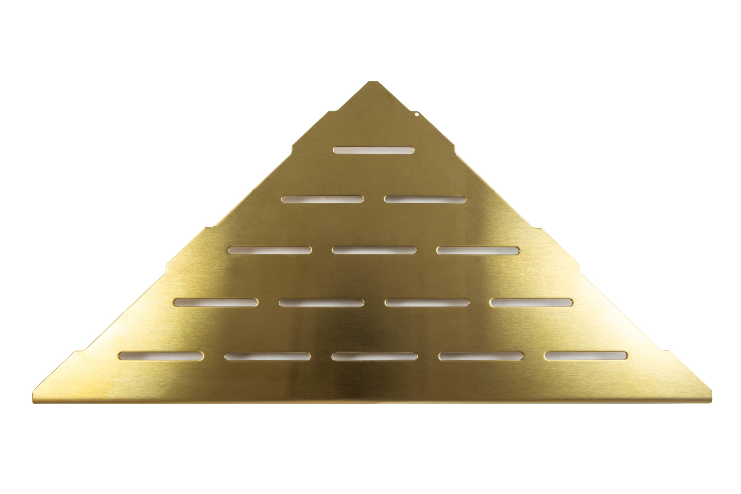 Fliesenprofi Duschablage Dreieck Edelstahl Gold Eckregal für Fliesen & Fugen