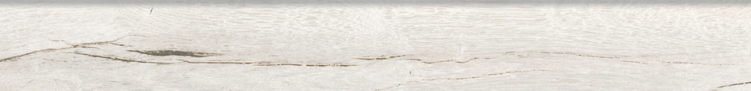 Fliesensockel Holzoptik 7,3x60 cm "Timewood White" weiß AUSVERKAUFT