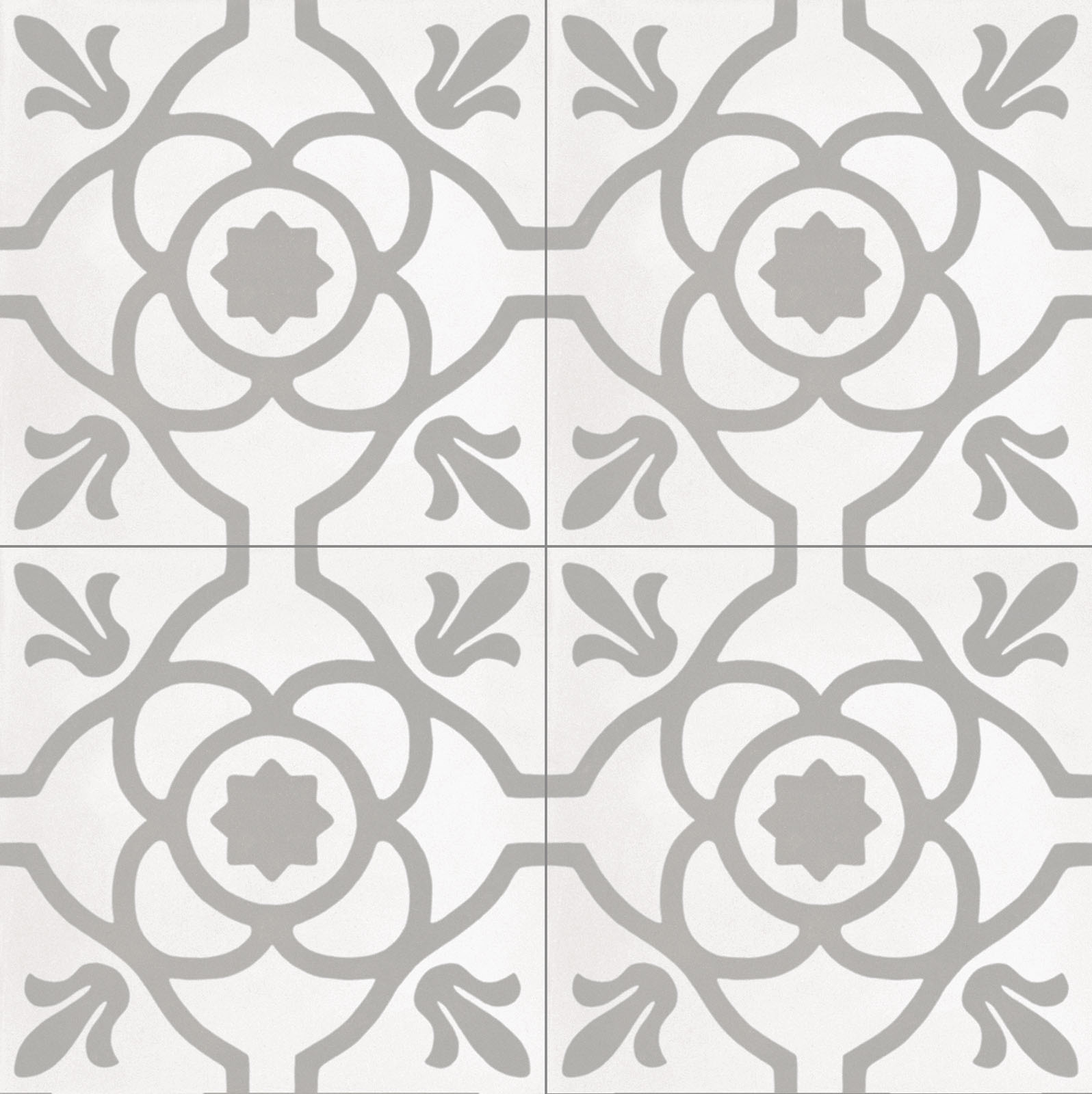 Fliese Patchwork Dekor Zementoptik grau Contrasti Tappeto 2 Ragno by Marazzi