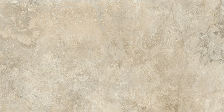 Fliese raffinierte Travertin-Steinoptik matt 60x120 cm "Invictus Beige" rektifiziert