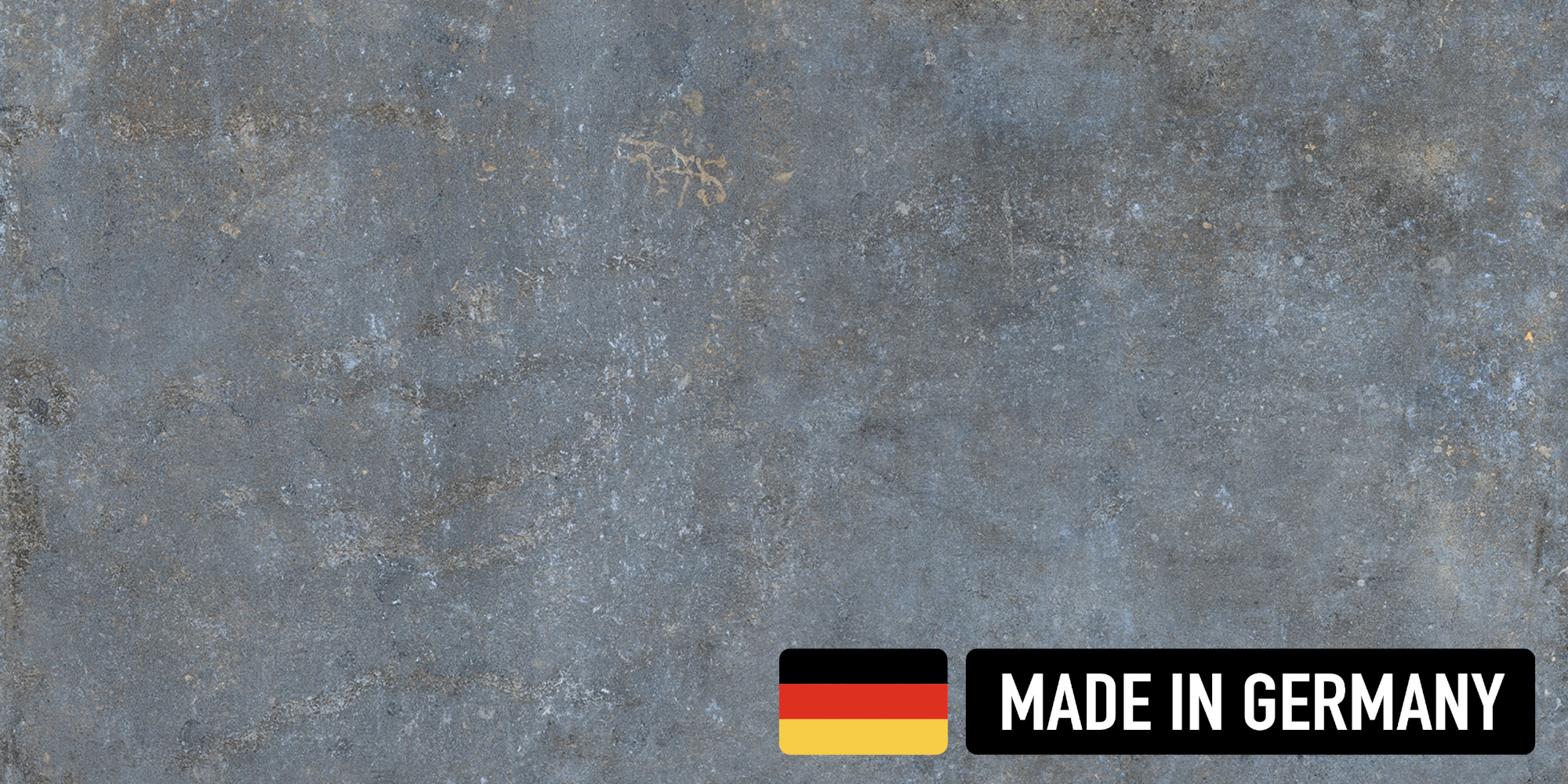 Made in Germany Fliese Steinoptik graublau Rebel Denim grau blau