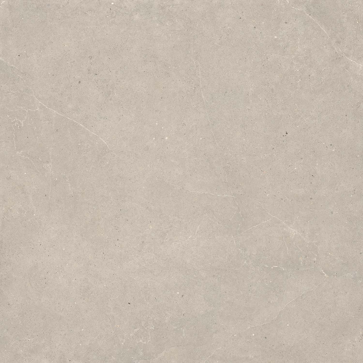 Fliese Kalkstein-Optik braun matt "Serenna Mud" Feinsteinzeug rektifiziert