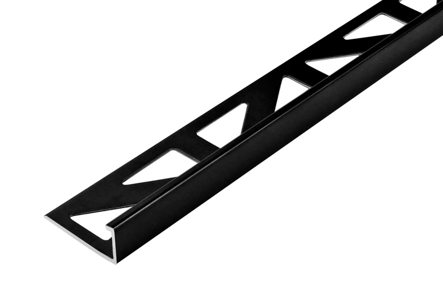 Winkelprofil Abschlussprofil für Fliesen Dural DSACM Durosol schwarz matt Fliesenschiene