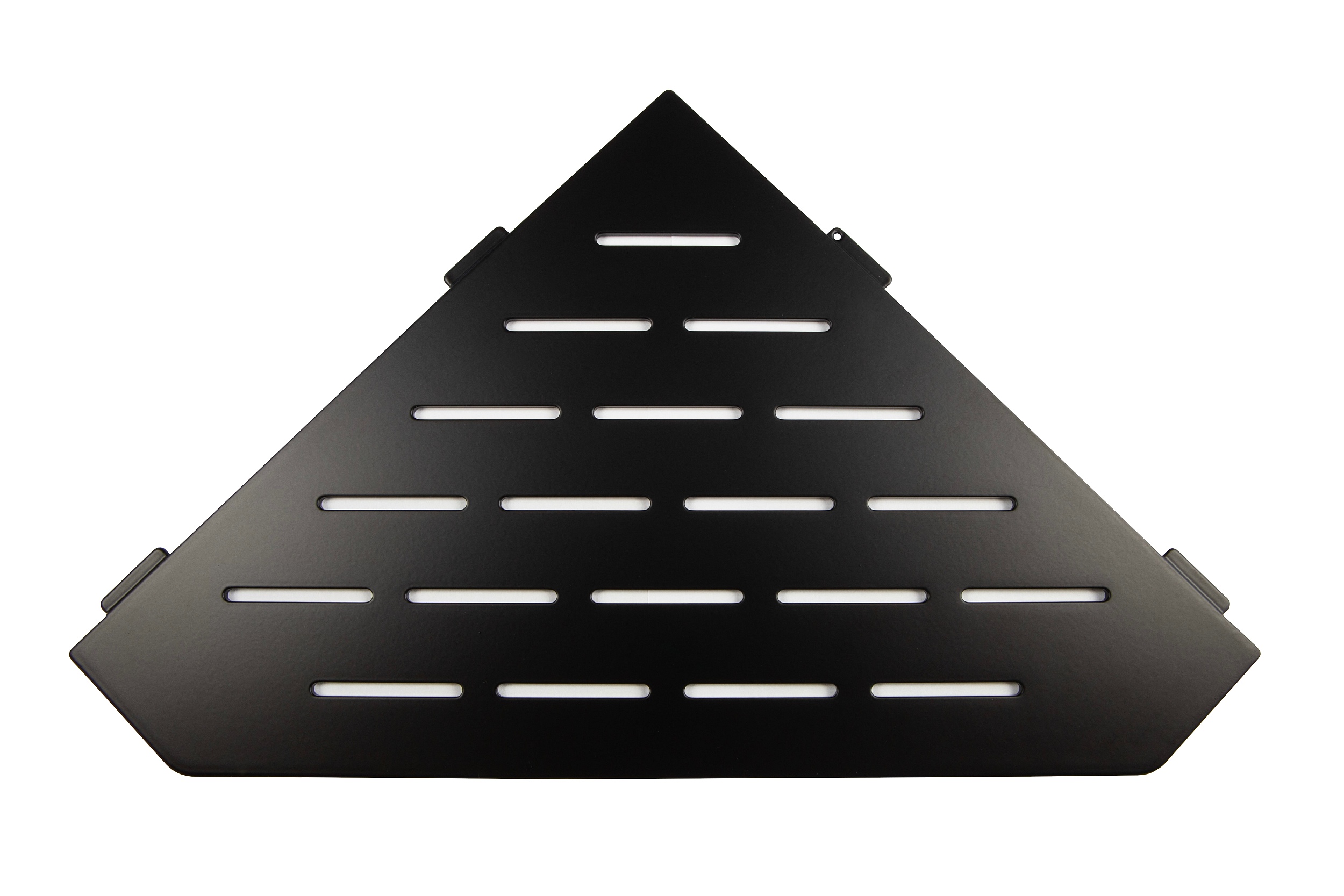 FliesenProfi Duschablage Edelstahl Diamant schwarz Eckregal für Dusche & Bad