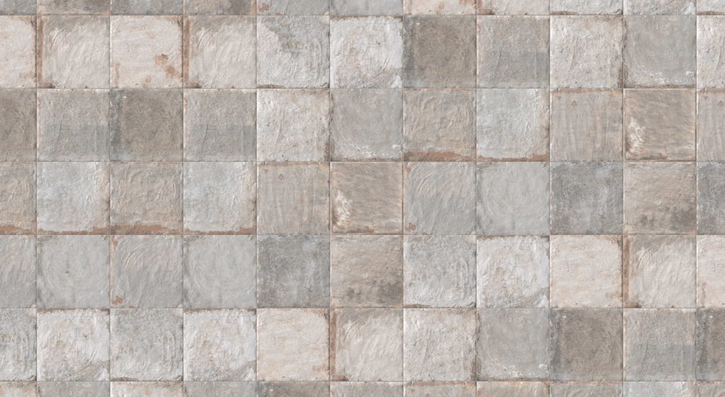 Fliese Vintage Retro grau beige Havana malecon Grigio CIR Farbmischung nach Zufall