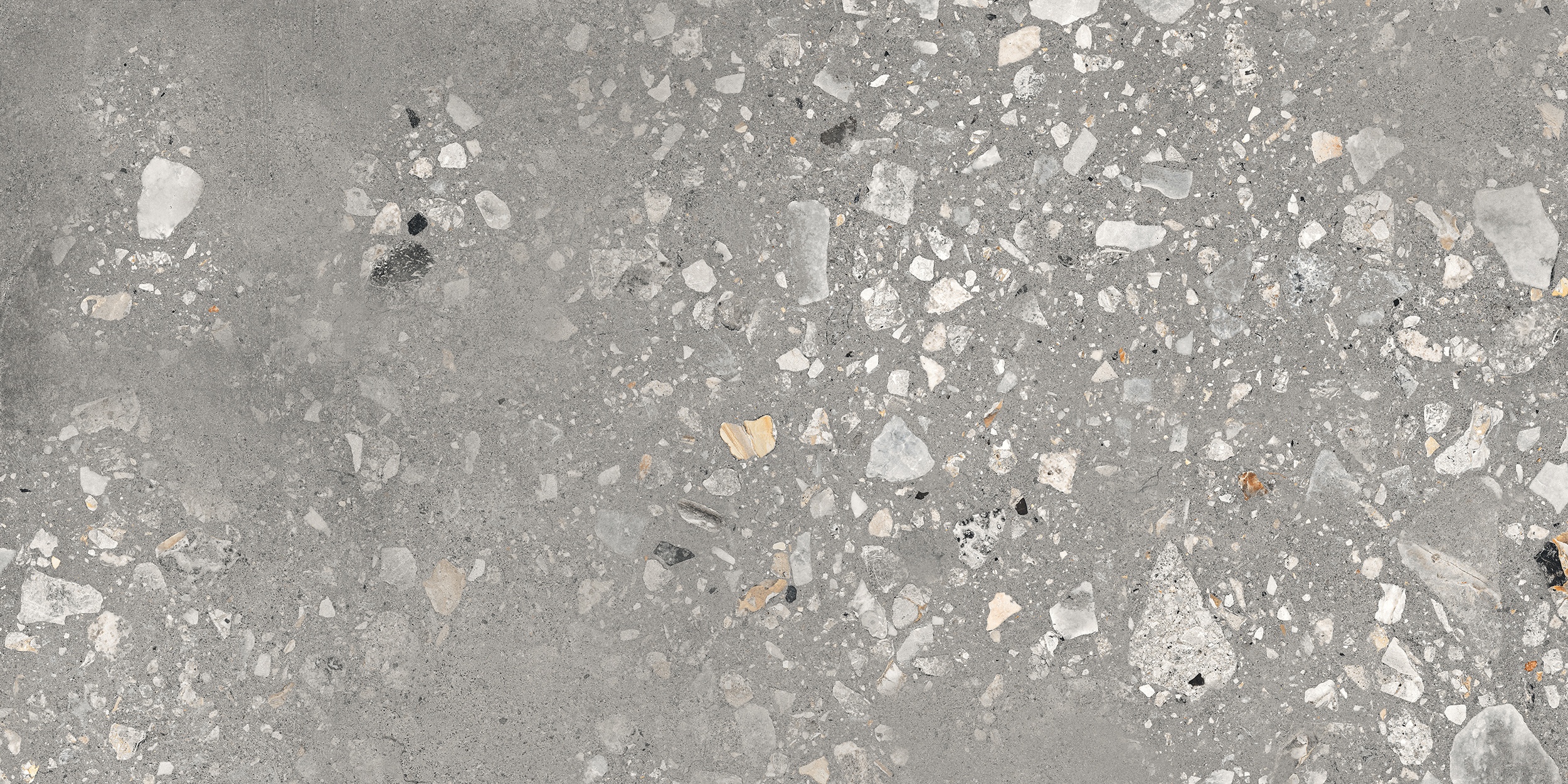 60x120 cm Fliese Terrazzo-Optik Logico Cosmo Grey Sant Agostino grau