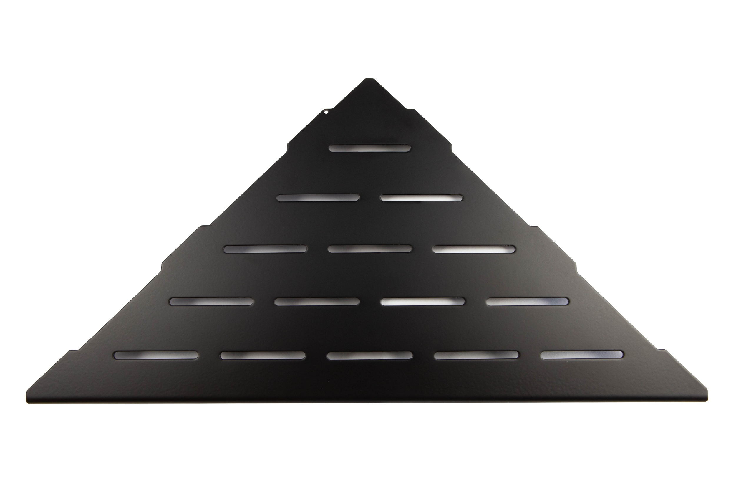 Fliesenprofi Duschablage Dreieck Edelstahl schwarz Eckregal für Fliesen & Fugen