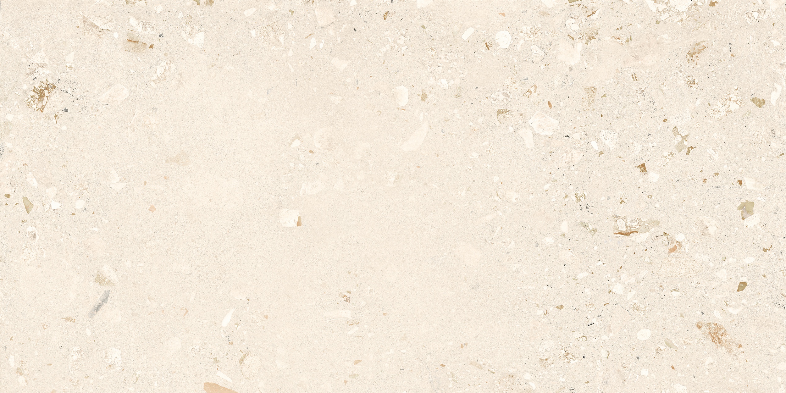 60x120 cm Fliese Terrazzo-Optik Logico Cosmo Light Sant Agostino creme elfenbein