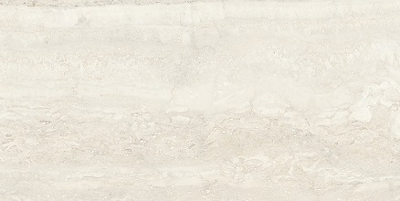 Fliese glamouröse Travertin-Steinoptik creme glänzend 30x60 cm "Invictus Ivory Krystal" rektifiziert