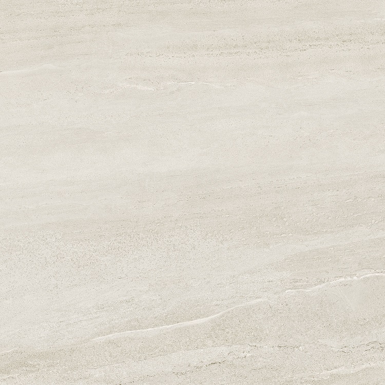 Fliese Sandstein-Optik weiß 100 x 100 cm "Eddystone Blanco" Feinsteinzeug rektifiziert