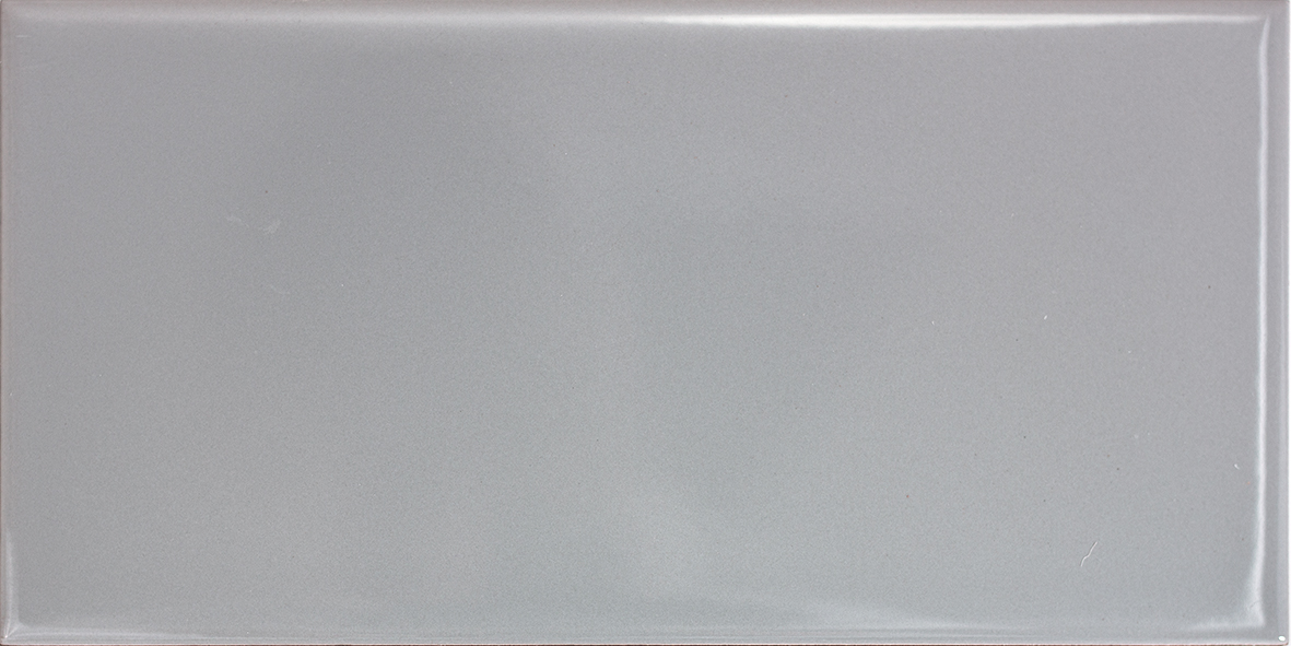 Metro Fliese dunkelgrau glänzend 10x20 cm Wandfliese grau