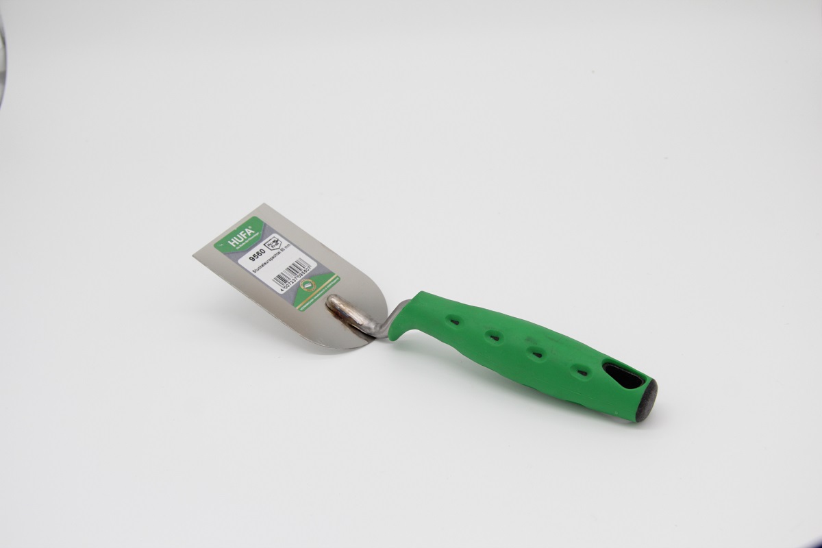 Gipserspachtel 60mm mit ergonomischen Softgriff rostfrei Hufa