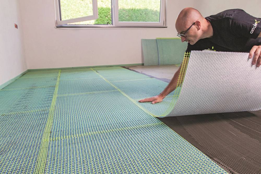 Entkopplungsmatte für Fliesen Codex UX 430 für kritische Untergründe