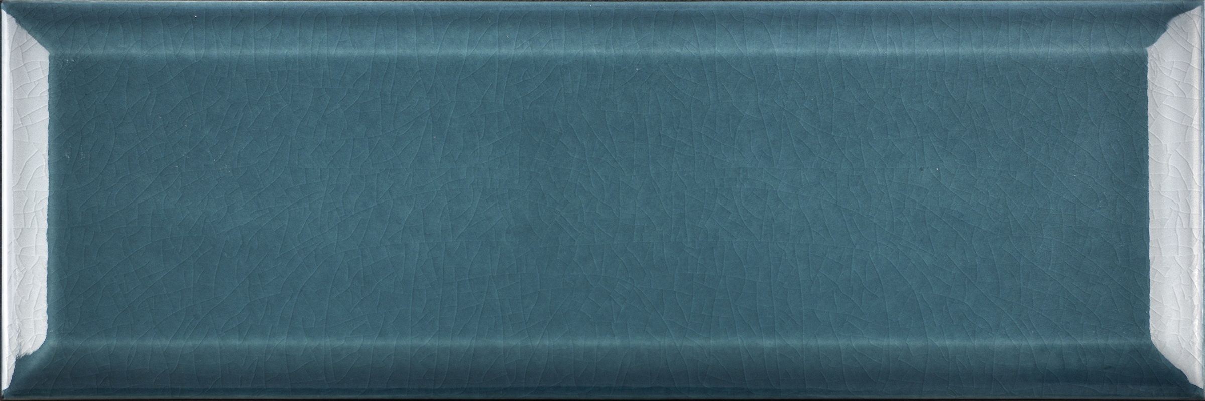 Metro Fliese krakeliert Craquelé Krakelee dunkel-blau glänzend Facettenfliese Havana