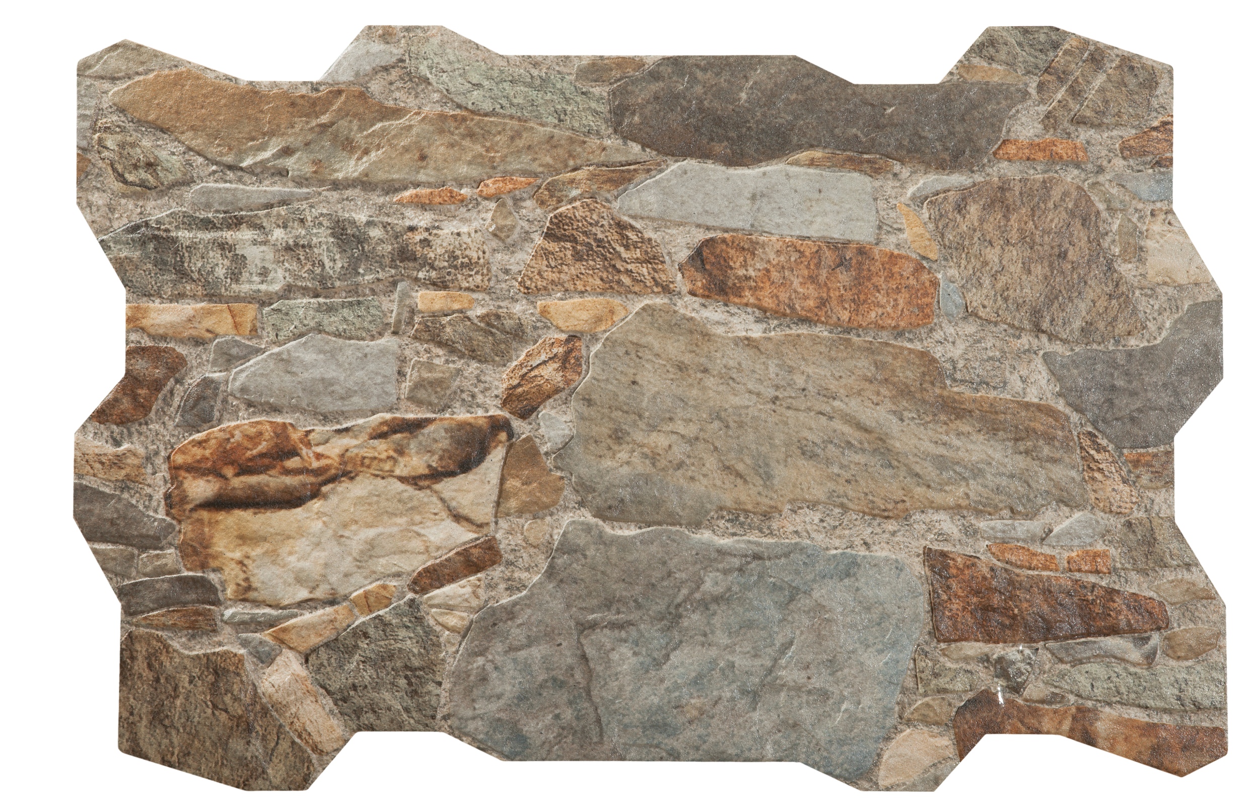 Verblender-Fliese Rambla Natural Bruchstein-Optik braun 40x60 cm Wandverkleidung Wandfliese Steinoptik