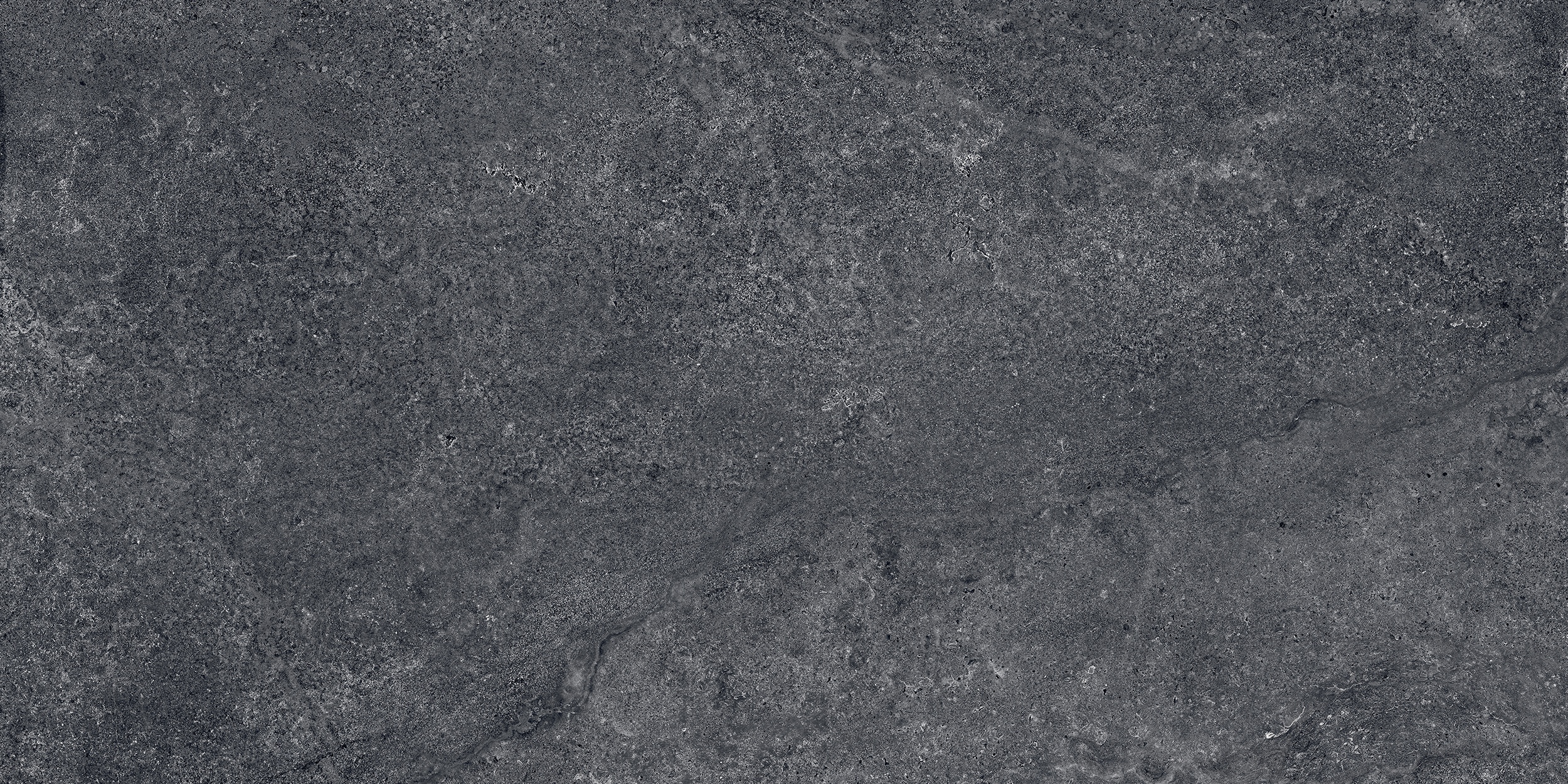 60x120 cm Fliese Natursteinoptik Sant Agostino Bergstone Black Steinoptik dunkelgrau schwarz