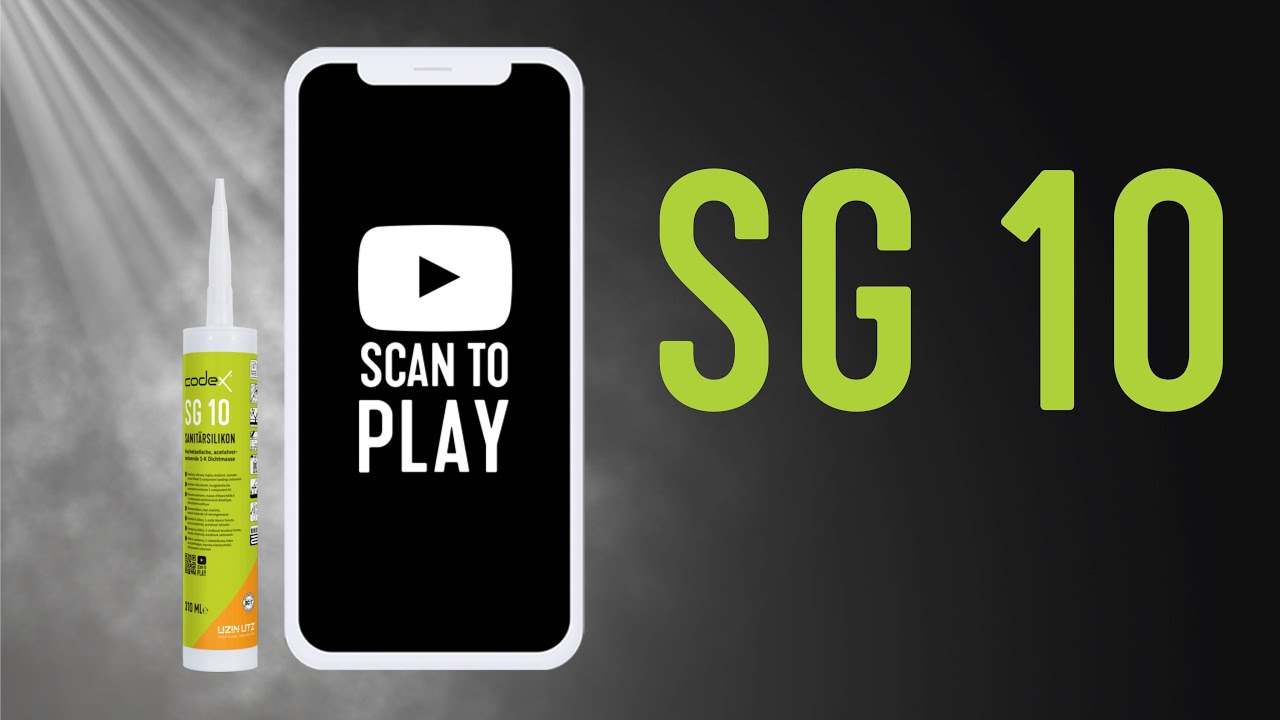 Silikon für Fugen "Codex SG 10" beton | Silikonfugen für Fliesen in Bad & Küche 0,31 L