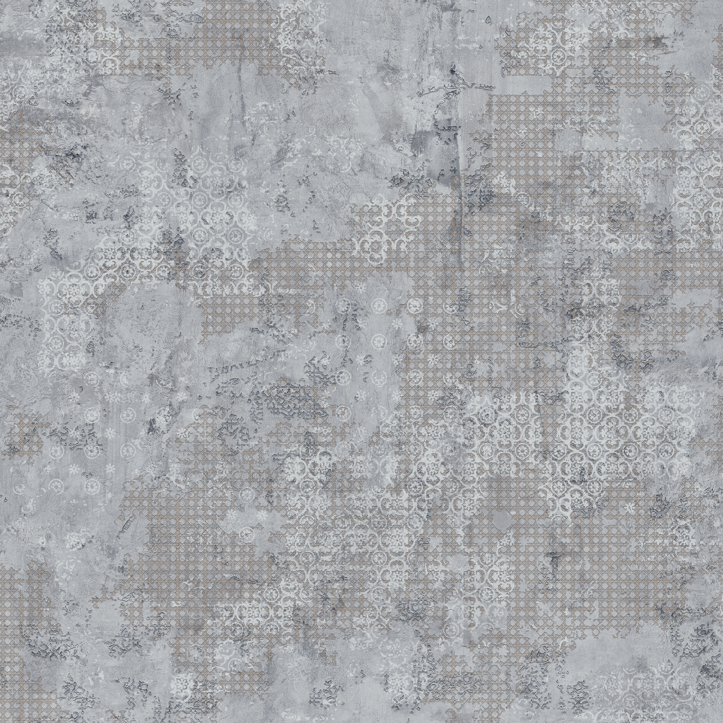 Aparici Fliese Teppichoptik Rug Grey Vintageoptik grau 100x100 cm
