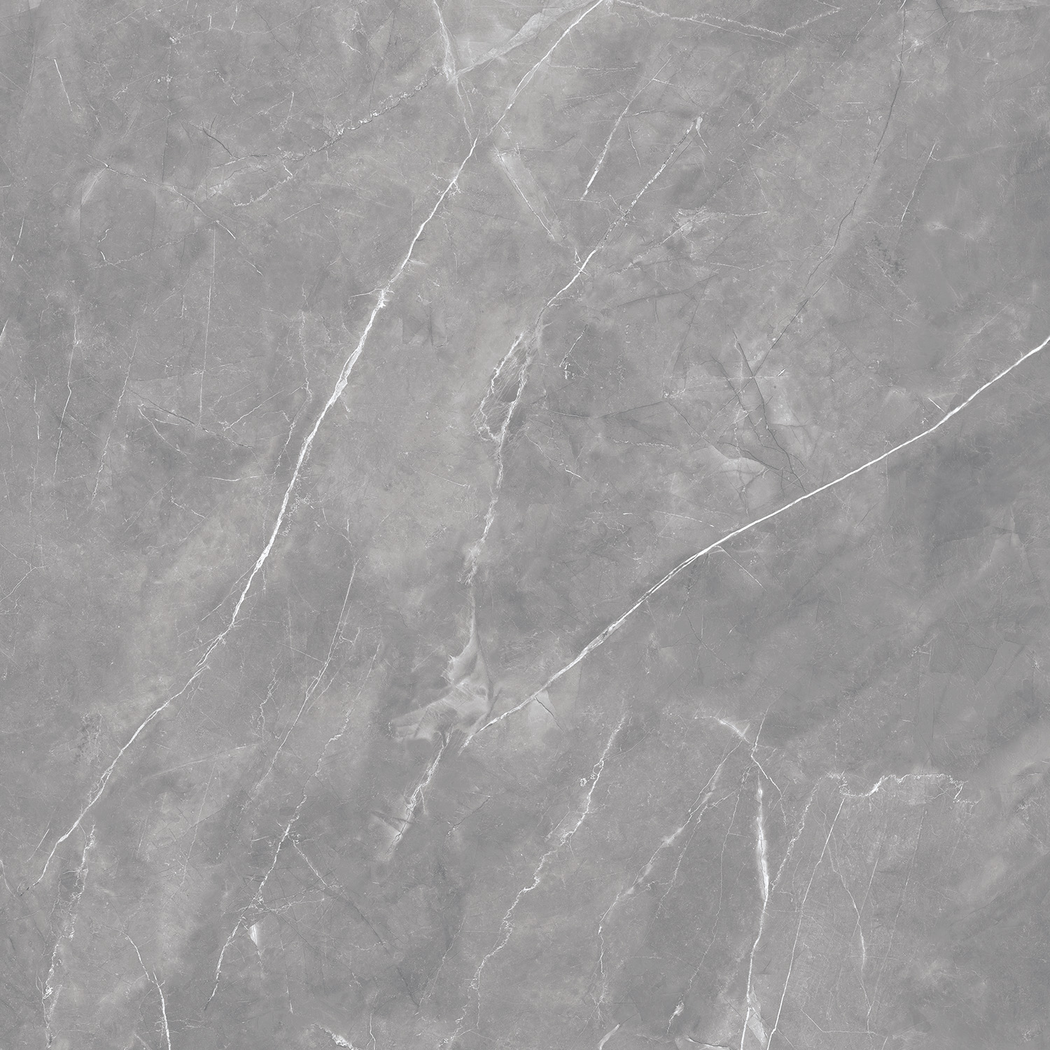 Fliese Steinoptik grau poliert "Magda Gris" Feinsteinzeug rektifiziert