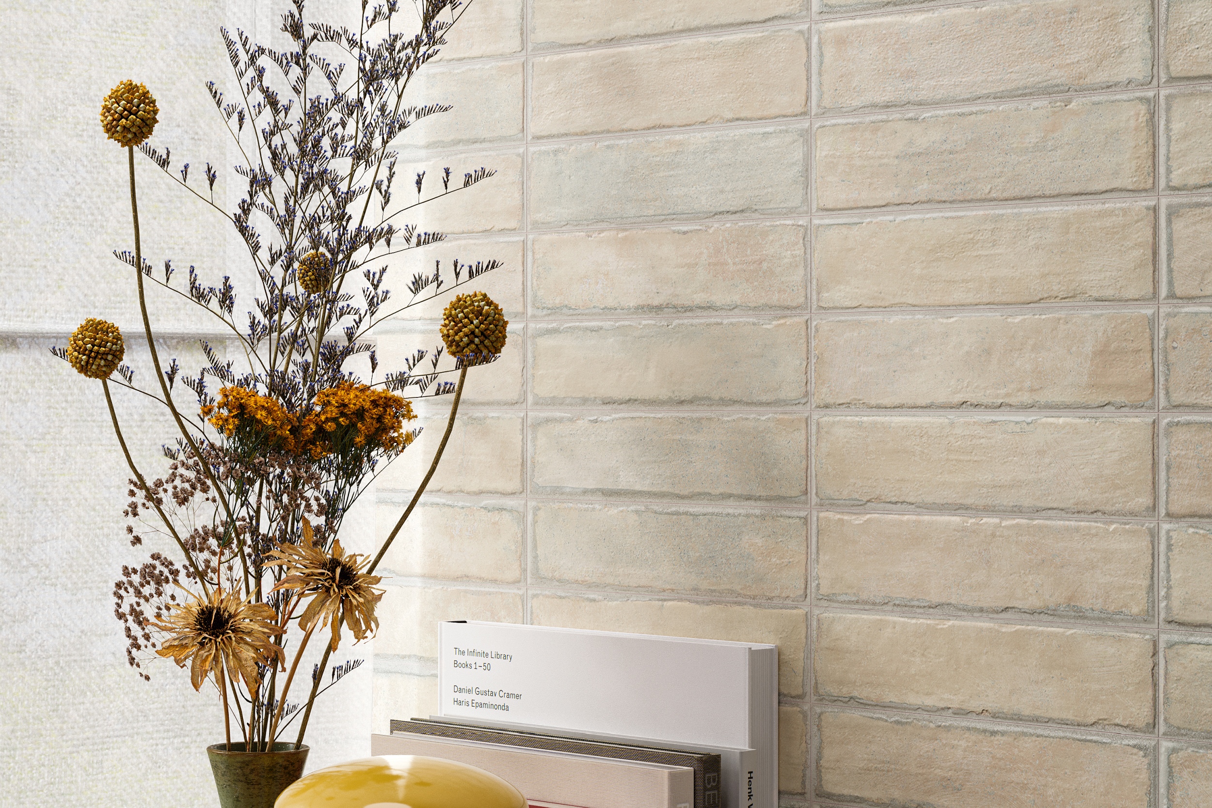 Wandfliesen Klinker Riemchen Ziegeloptik Bit Cream Sant Agostino elfenbein creme Verblender für innen & außen