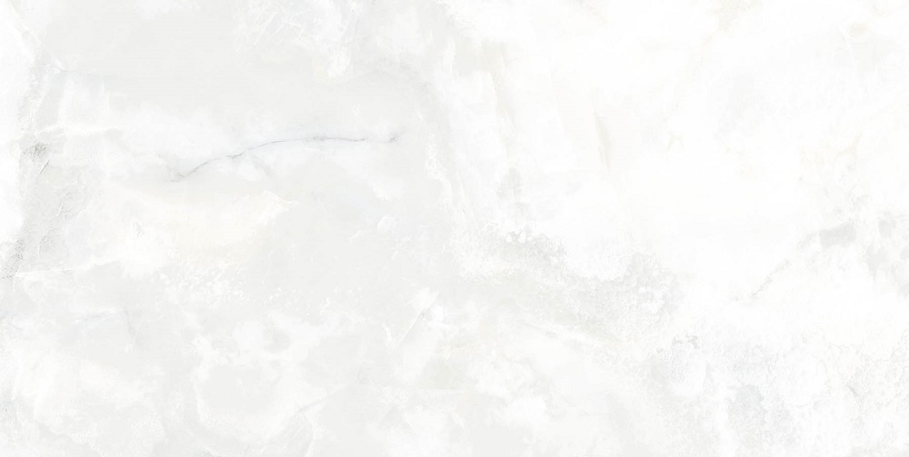 Fliese Achat-Optik weiß marmoriert glänzend poliert "Onix White" rektifiziert