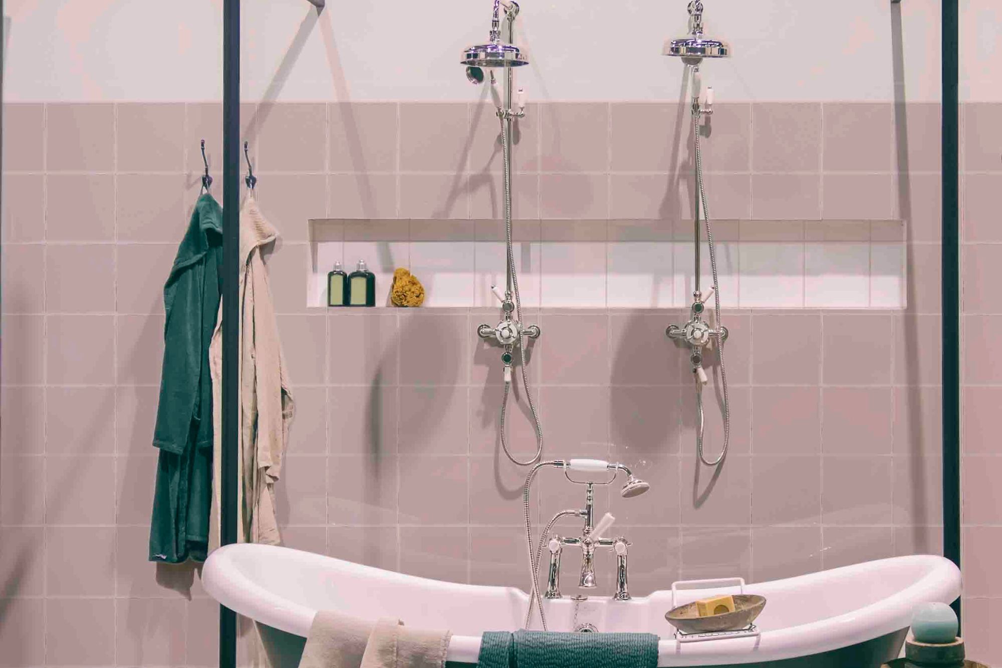 Wandfliese pastell-rosa 20x20 cm glänzend "Unicolor Rosa Brillo"