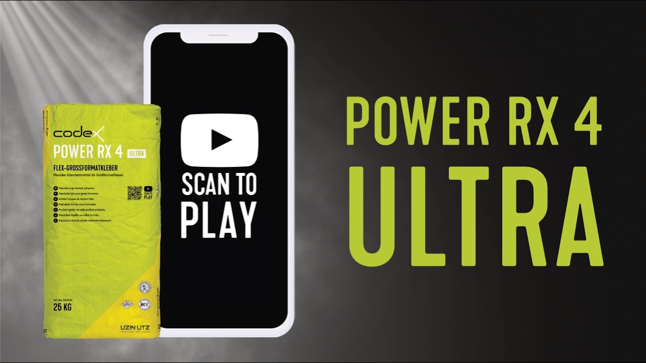 Fliesenkleber Schnellkleber "Codex Power RX 4 Ultra" Flex-Großformatkleber 25 kg