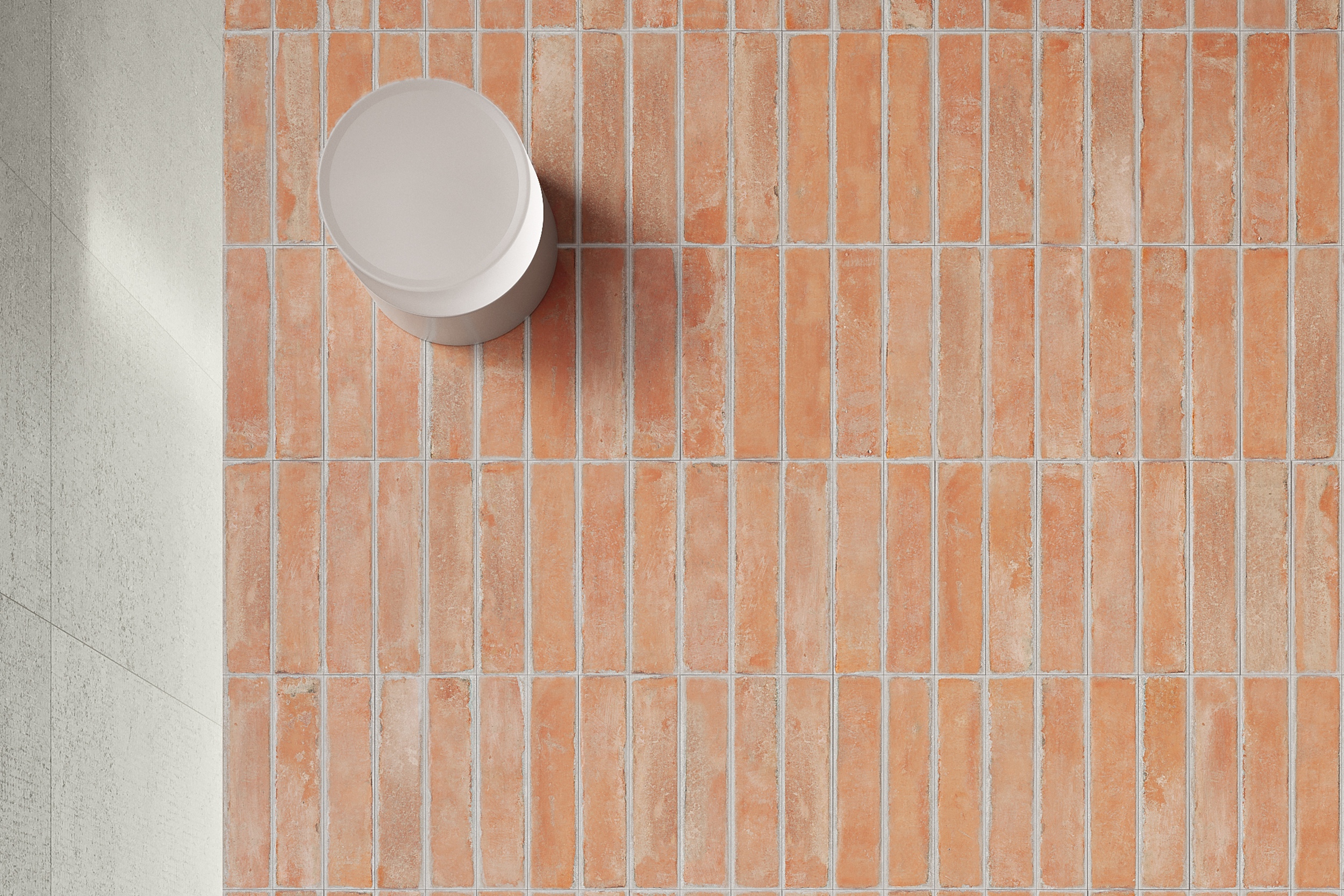 Wandfliesen Klinker Riemchen Ziegel Bit Natural Sant Agostino helles terracotta orange terrakotta für Wandverblender innen & außen