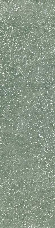 Fliese unregelmäßige Oberfläche 5x20 cm "Tetris Muschio" grün matt