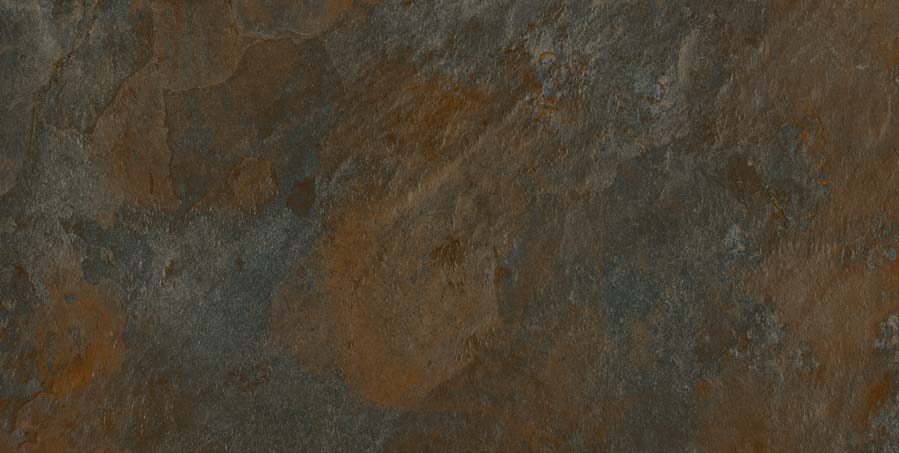 ABVERKAUF Fliese Steinoptik rustikal rot braun 60x120 cm "Bor Musgo" rektifiziert