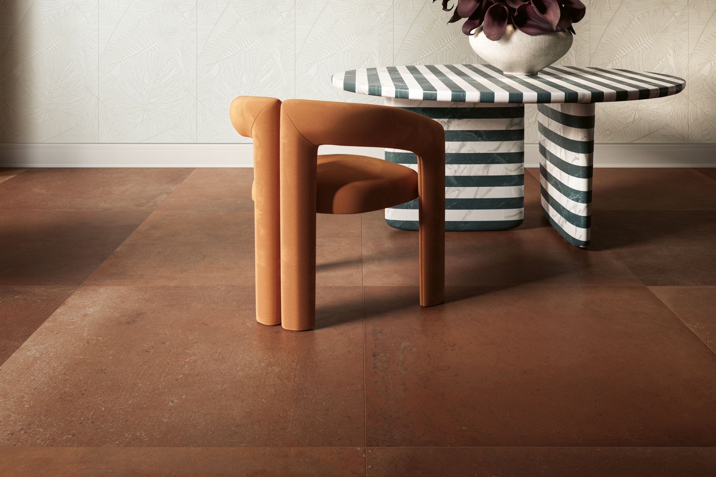 Bodenfliese Terracotta-Optik Italica Terra Bruciata rotbraun rot Cotto