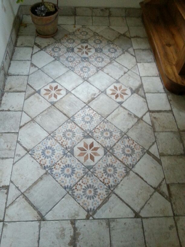 Fliese Vintage Retro weiß-grau "Havana Sugar Cane (Bianco)" CIR (Farbmischung nach Zufall)