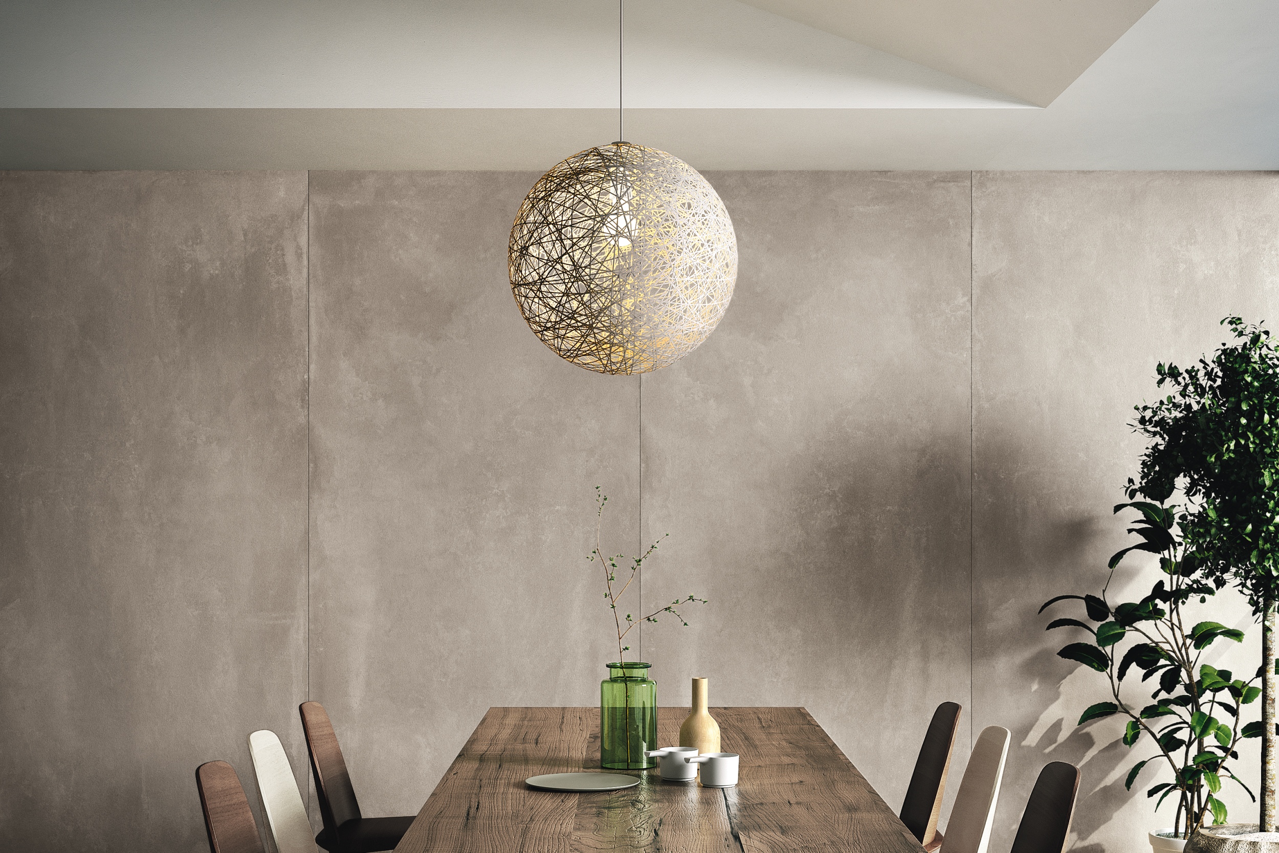 Fliese Betonoptik Imola Azuma Silver Bodenfliesen Wandfliesen dunkles creme grau