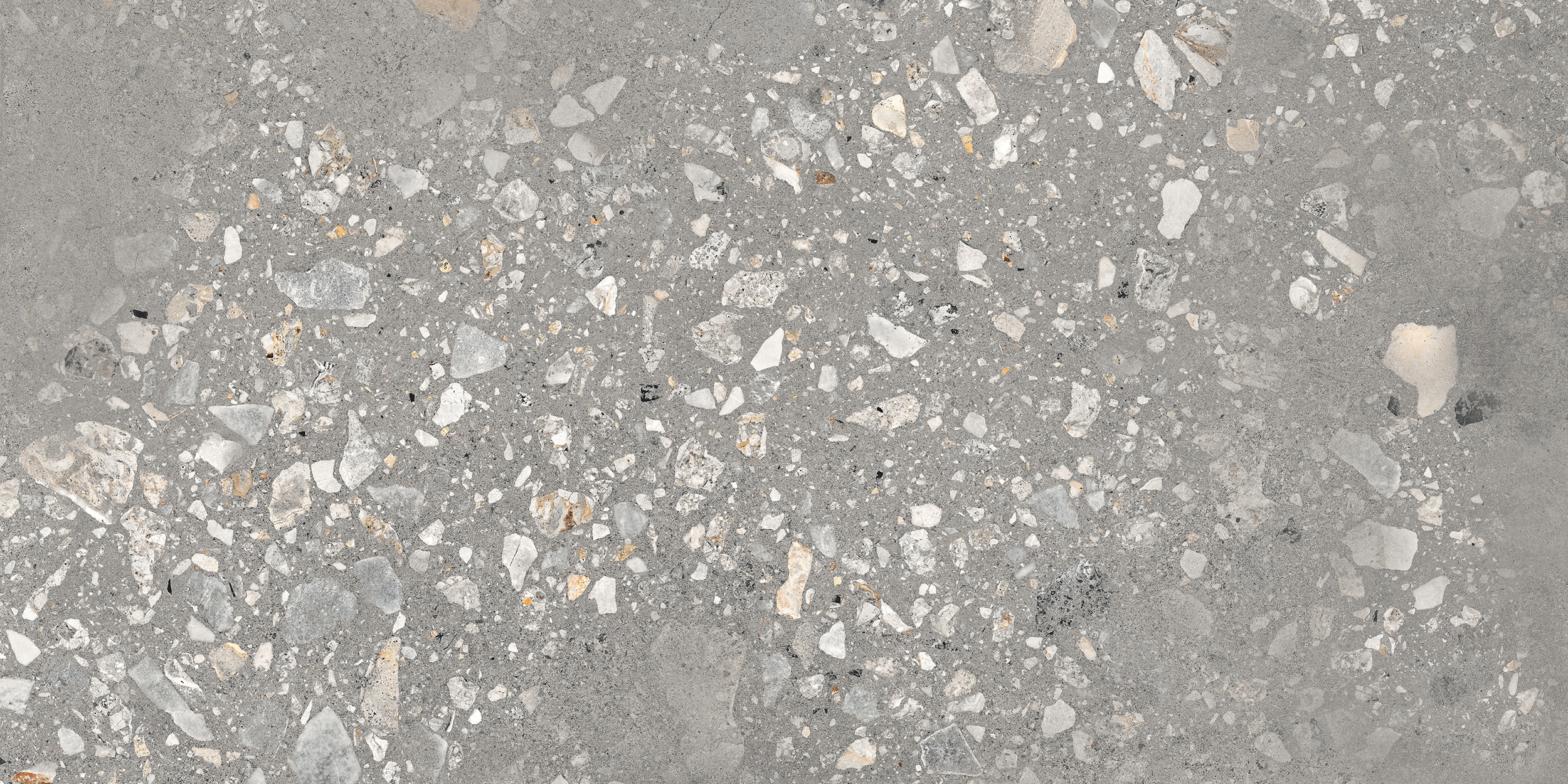 60x120 cm Fliese Terrazzo-Optik Logico Cosmo Grey Sant Agostino grau