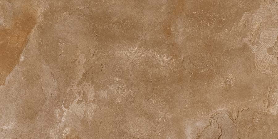 Fliese Steinoptik rustikal orange rot "Bor Oxido" rektifiziert