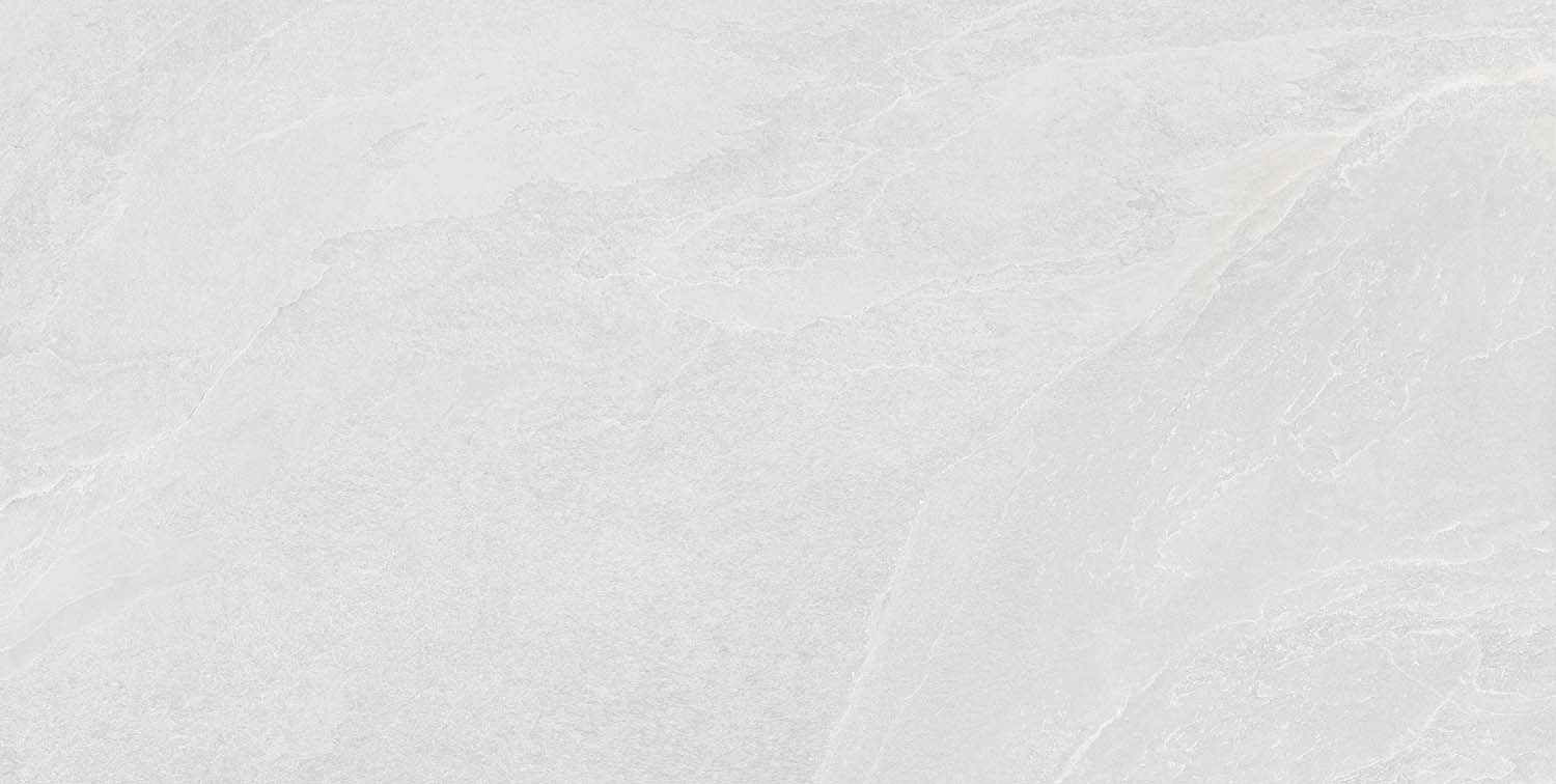 Fliese Schiefer-Steinoptik weiß "Ardesia White" rektifiziert