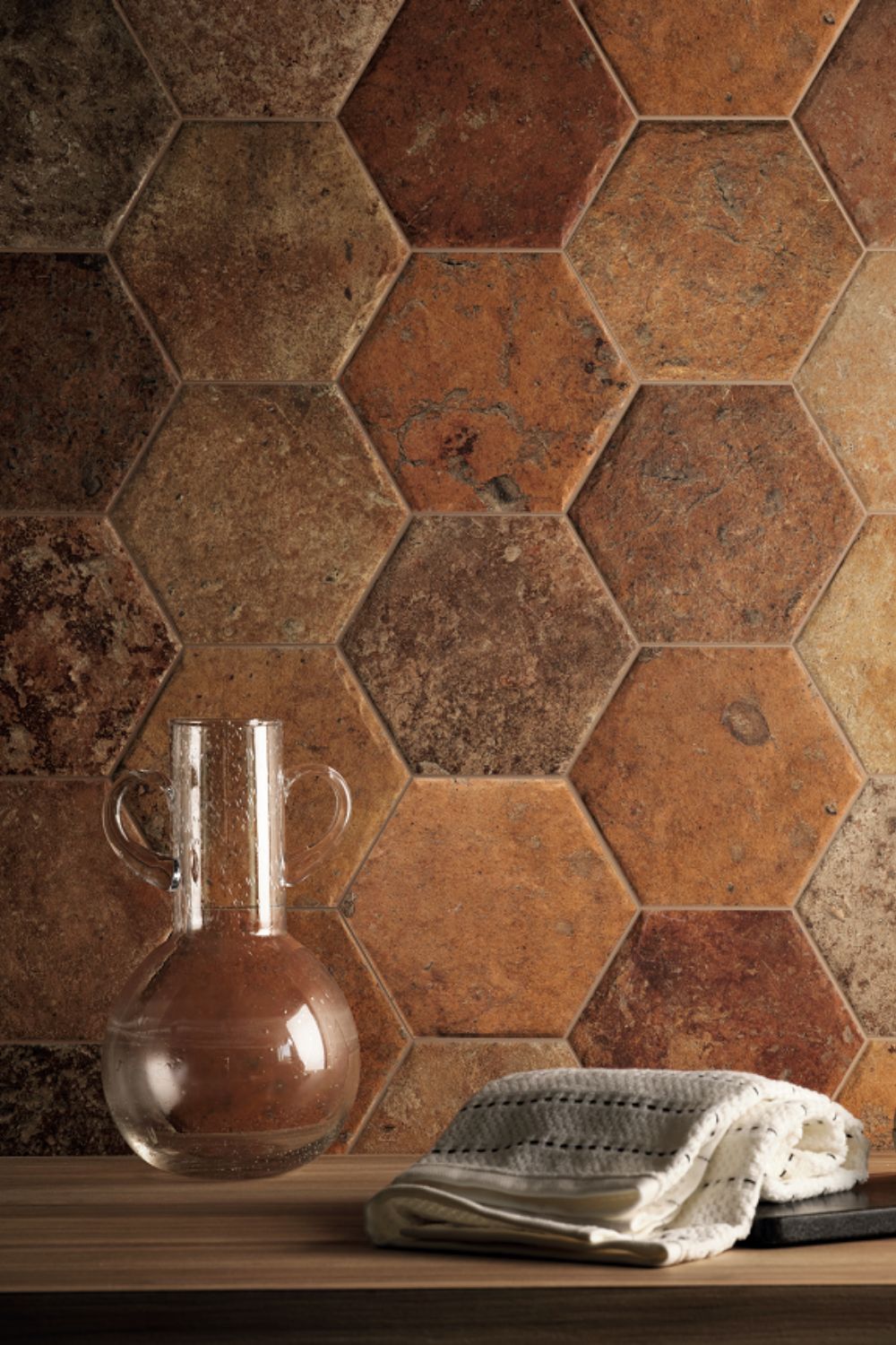 Hexagon CIR Cotto del Campiano Dorato