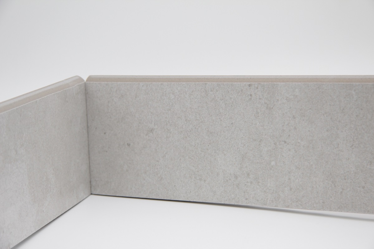 Fliesensockel Betonoptik 9x60 cm "Ground Arena" Zementoptik creme