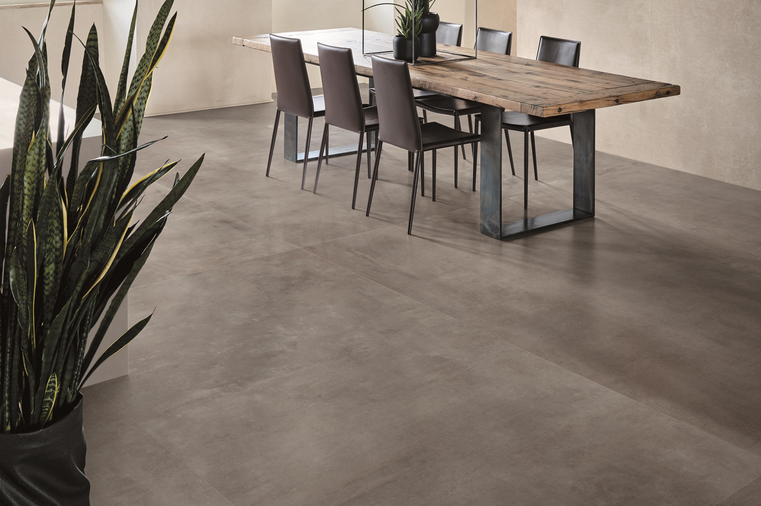 Fliese Boost Grey Atlas Concorde grau Zementoptik Bodenfliese Wandfliese Betonoptik in Küche