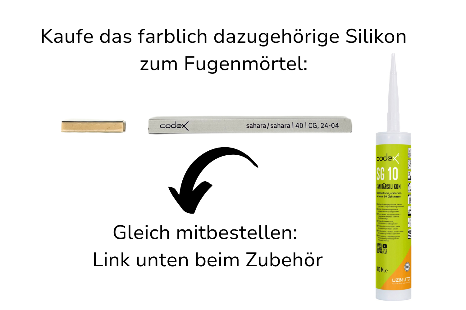 Fugenmörtel für Fliesen & Naturstein "Codex Brillant Cristal" sahara | schnell erhärtend flexibel 5 kg
