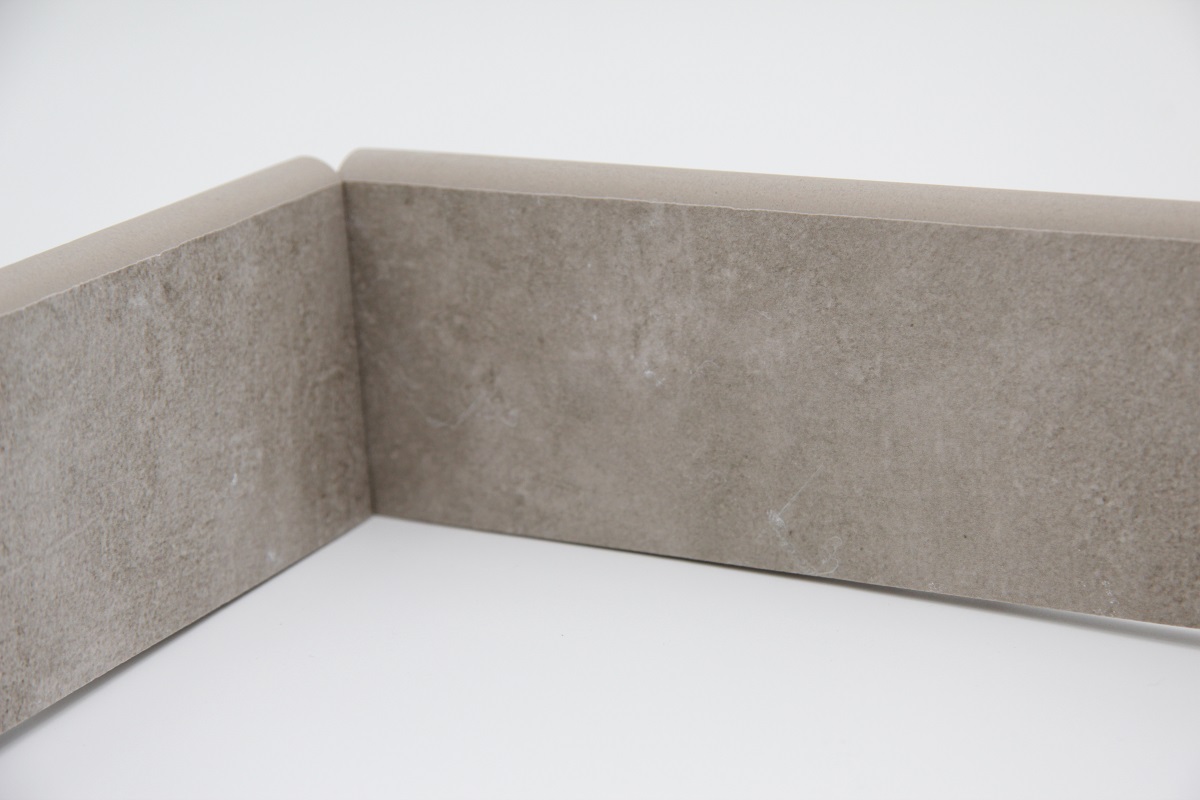 Fliesensockel Betonoptik 7x60 cm "Patch Almond" Ragno by Marazzi beige