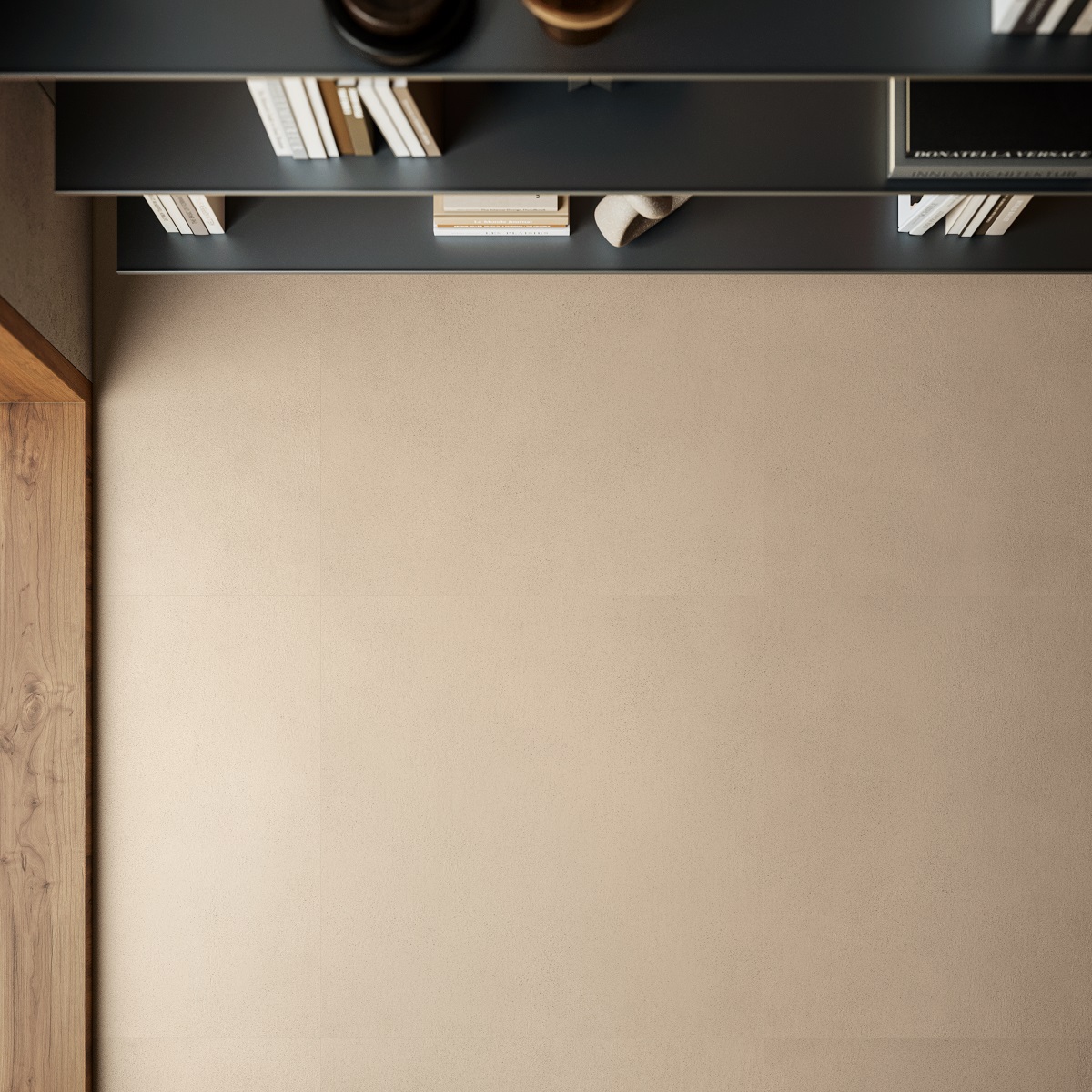 Fliese Betonoptik beige matt kalibriert Sable Beige Sant Agostino