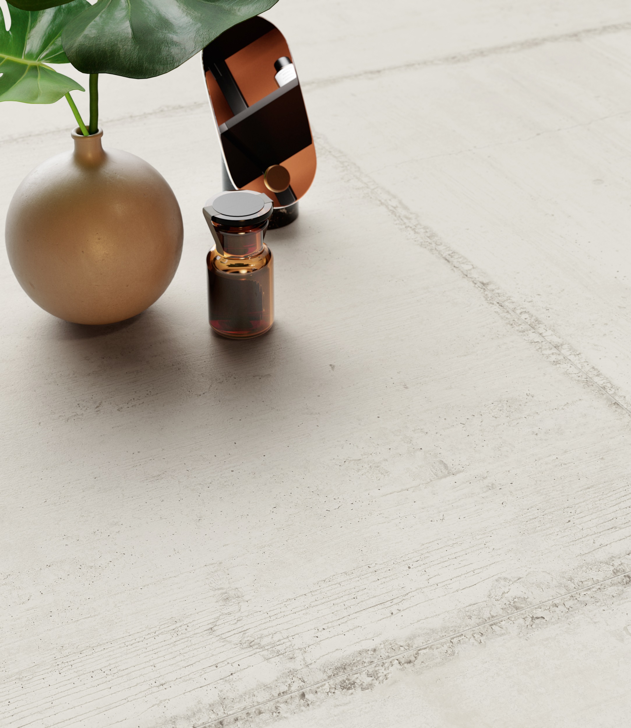 Fliese Sichtbeton Betonoptik Großformat weiß hell Form Light Sant Agostino