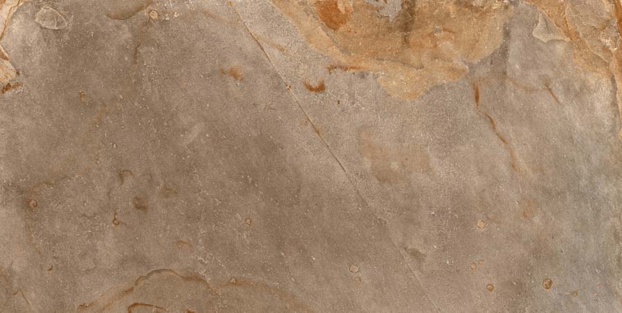 Fliese Steinoptik rustikal orange rot "Bor Oxido" rektifiziert