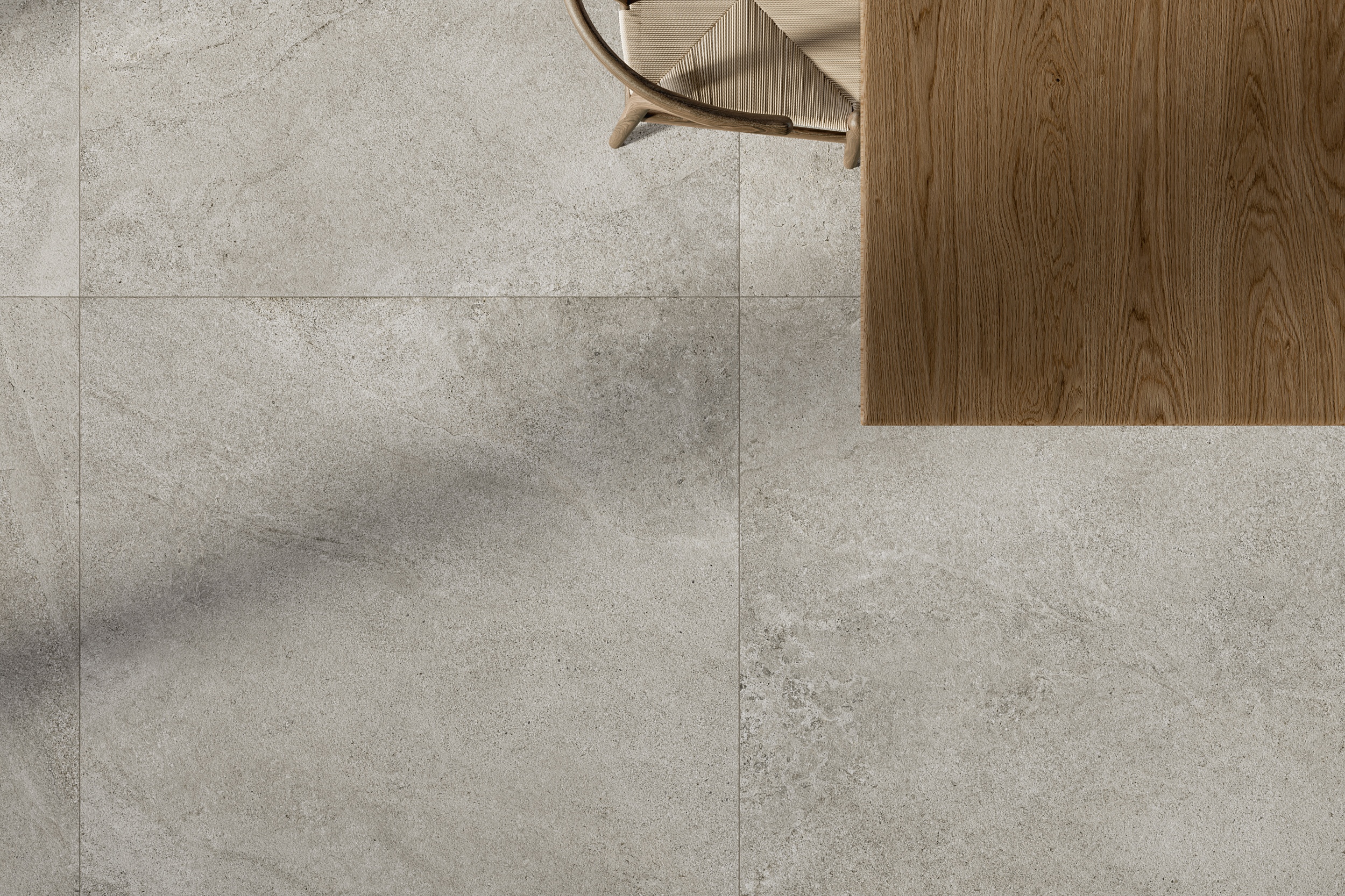 Bodenfliese Natursteinoptik Sant Agostino Bergstone Grey Steinoptik grau-braun